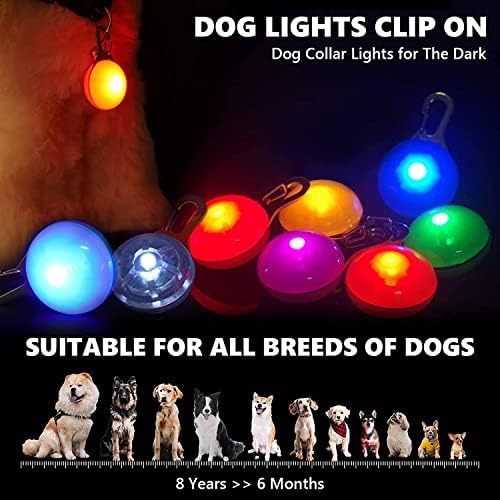 LED pseći ovratnik svjetlost naznaka psećih lampica za pseće ovratnike uzice, isječak za pse za noćno hodanje i kampiranje