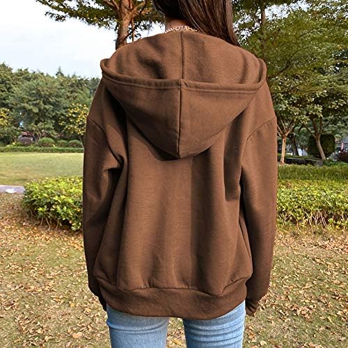 Ženska predimenzionirana dukserica Y2K E-Girl Hoodies pulover za tinejdžerke jakne s dugim rukavima vreća