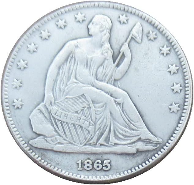 Američka zastava pola dolara 1865. Srebrna replika replika komemorativna kovanica