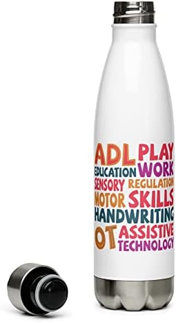 ADL igranje rada profesionalni terapeut boca od nehrđajućeg čelika za OT, SLP govorni jezik patolog izolirana boca za vodu