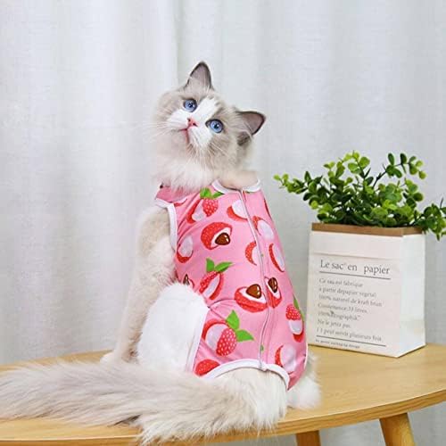 Saxtzds odjeća za sterilizaciju mačaka, odjeća za kućne ljubimce za četiri sezone nakon operacije, anti-lizanje prsluka za