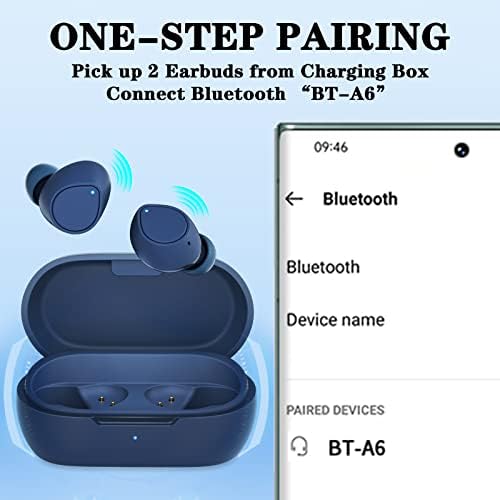Acaget bežični uši za iPhone 14 Pro Max 13 12 Bluetooth 5.2 SHEALTHON TOUCH CONTROL STEREO SUREO SUREFORE SIC SHARTER ANDRIOD