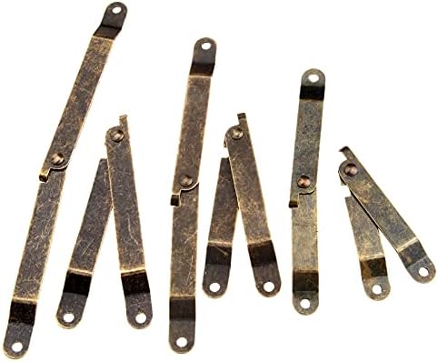 2pcs antikni brončani poklopci za nosače ostanite za kutija za prikaz namještaja pribor za ormariće ormariće kuhinjski ormarići