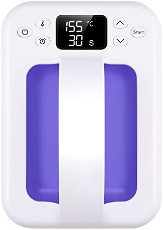 Toplina Pritisnite Mali toplinski prešani stroj za prijenos grijanja, 7 × 4,8 inčni prijenosni lak za prešanje mini topline