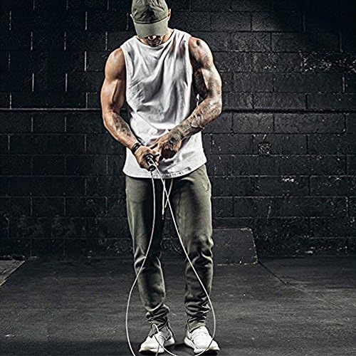 Zuevi muški mišićni rez na otvorenim stranama bodybuilding tenk gornja majica za vježbanje