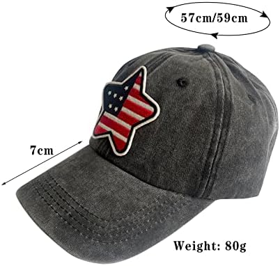 Američka američka zastavica bejzbol šeširi za muškarce vintage oprane neograničene kape za vojnu vojsku oca