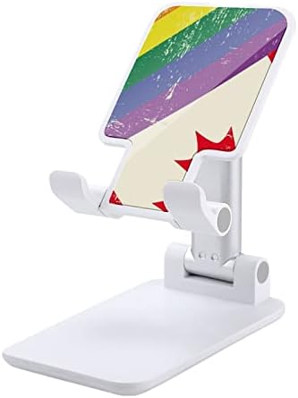 Rainbow Gay i Canada Flag Flag sklopivi držač za mobitel za rad prijenosnog stajališta za pribor za putnički stol