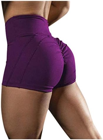 Noranded Women -ov visoki struk kontrolira trbuh atletskih joga kratkih hlača koje su trenirali trening za podizanje stražnjice