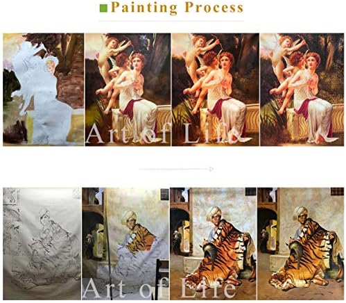 $ 80- $ 1500 Ručno naslikani učitelji umjetničkih akademija - zidni umjetnički dekor - 38 Slikanje ulja za konje na platnu