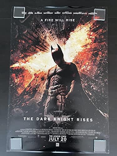 Christopher Nolan potpisao je autogram 27x40 puna veličina Poster Dark Knight Rises - u kojem glumi Christian Bale Michael