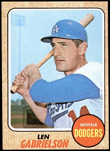 1968. Topps 357 Len Gabrielson Los Angeles Dodgers Dean's Cards 5 - Ex Dodgers