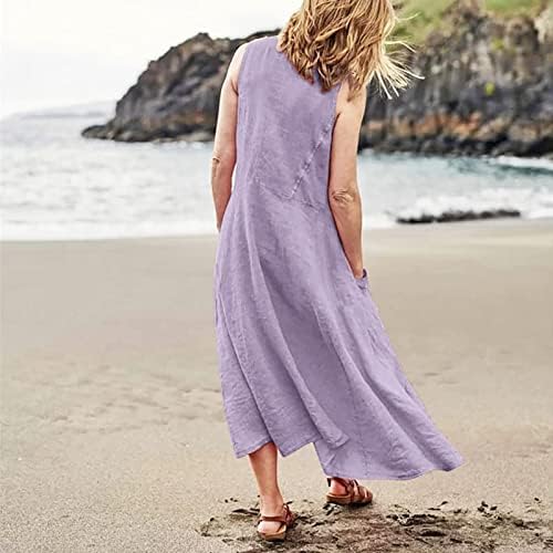 FQZWONG Ljetne haljine za žene 2023 casual na plaži Elegantna izlaska sunca za otočni odmor Seksi odmarališta