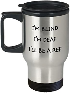 Sudac za kavu Putnička šalica najbolje smiješna jedinstvena šalica za čaj Savršena ideja za muškarce žene slijepi im gluh