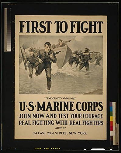 PovijesneFindings Foto: Prvi svjetski rat, Prvi svjetski rat, prvi za borbu, marinski korpus Sjedinjenih Država, pridružite