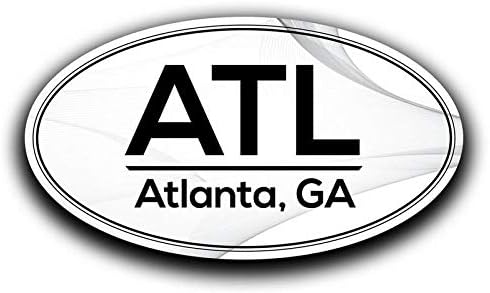 Više Shiz Atl Atlanta Georgia Kodeks naljepnice naljepnica za naljepnicu kućni automobil kamion za kamion kombija BUMPER