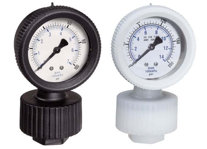 Kolea-parmera, mjerač tlaka, Vitonski dijafragm brtve, 1/4 npt; 0 do 15 psi