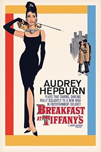 Pyramid America Doručak u Tiffanys Audrey Hepburn Holly Golightly Romantic Comedy Film Film Cool Wall Dekor Art Print plakat