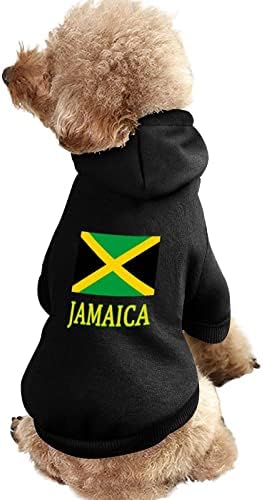 Jamajčanska zastavica kapuljača za kućne ljubimce Topla odjeća za duksericu s šeširom za mačje pse
