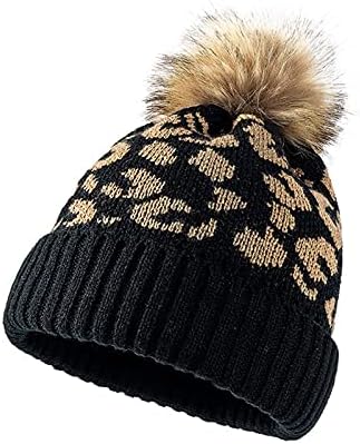 Gaozhen Beanie šeširi za žene šeširi Odrasli držite boju 2021 Neutralno toplo zimska pletena vunena šešira na otvorenom Candy