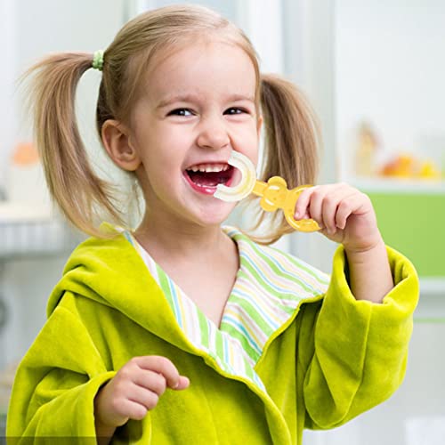 Djeca četkica za zube u obliku slova U s mekom silikonskom četkom za izbjeljivanje glave