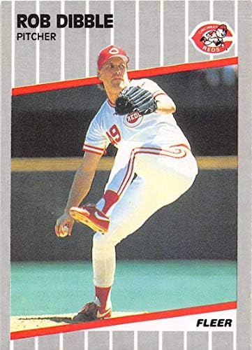 1989. Fleer 160 Rob Dibble NM-MT RC Rookie Cincinnati Reds Baseball MLB