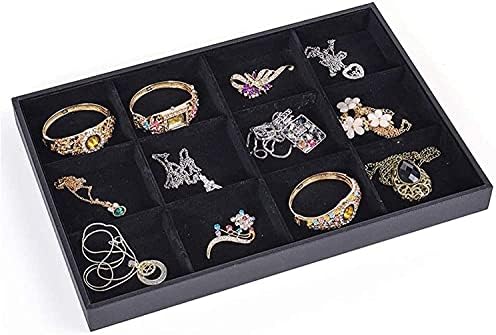 Kutija za skladištenje nakita za postavljanje nakita za prikaz nakita 12 rešetki prstenovi naušnice narukvice Organizator