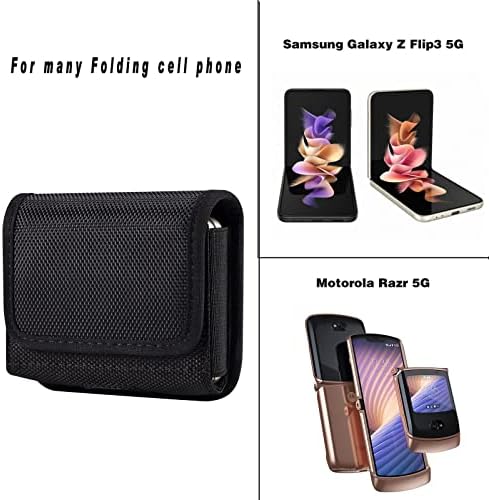 Telefonska vreća za Samsung Galaxy Z Flip 3, Z Flip3 5G, Z Flip 2 Robusna najlonska stajalište mobitela, za Motorola Razr