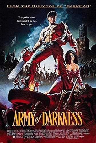 Kupithersless Army of Darkness - Low On Gas 1993 36x24 Movie Art Print plakat Evil Dead Bruce Campbell