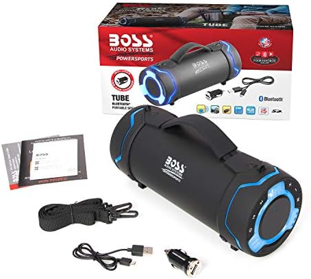 Boss Audio Systems Tube Prijenosni vremenski otporni Bluetooth stereo zvučnik - 3 -inčni, puni raspon, visokotonači, 8 sati