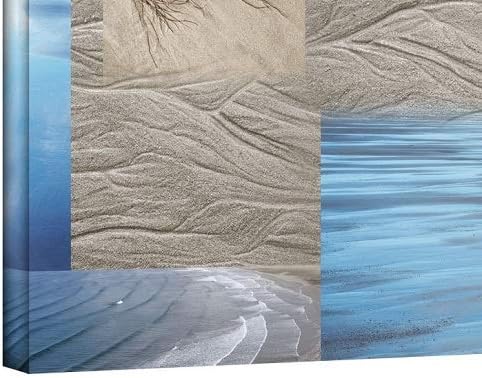 Galerija Artwall Cora Niele 'Sand Sea' omotana umjetnička djela platna, 12 do 24 inča