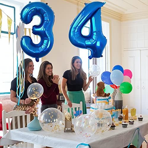 Xlood broj 42 baloni 32 inčni digitalni balon abeceda 42 rođendana baloni znamenka 42 helij baloni veliki baloni za rođendanske