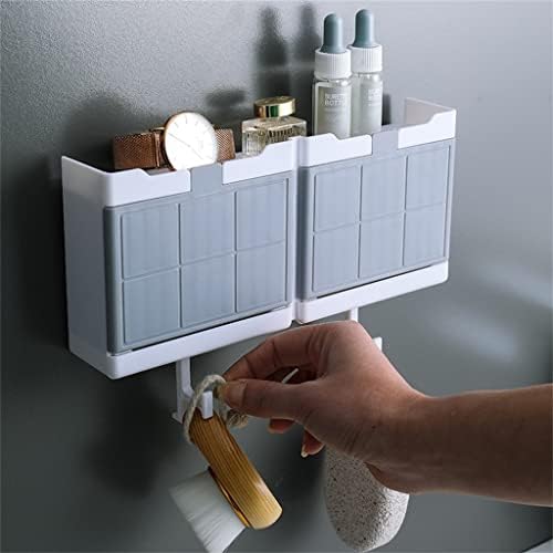 JAHH 1PCS Nova ne perforirana kutija za odlaganje zidnih zaklopki u kupaonici multifunkcionalni stalak za odlaganje sapuna