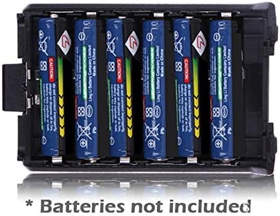 Sayan 1 PCS kutija za kućište baterije 6 AAA Baterije Produljena kutija kućišta za školjke za Baofeng UV-5R 5RRA 5RC 5RE