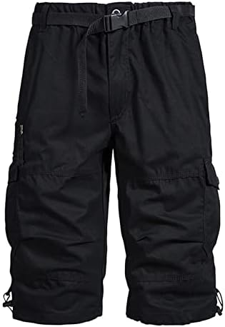 Casual teretni kratke hlače od 7 inča modnih kratkih hlača za muškarce biciklističke čvrste kratke hlače