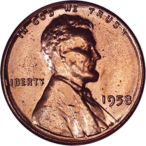 1958. Lincoln Wheat Cent 1c sjajno necirkulirano