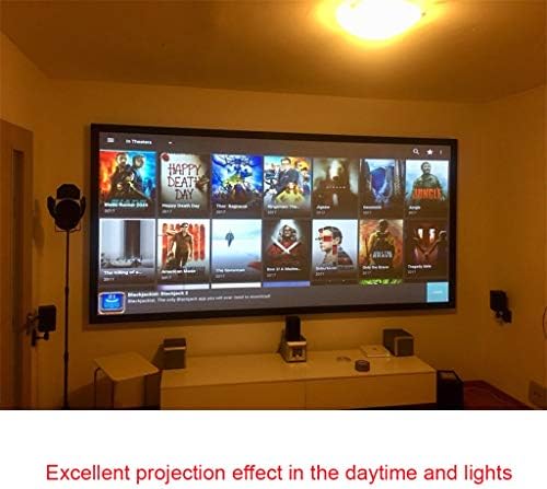 ZLXDP zaslon projektora 16: 10.100 120 inčni reflektivni tkaninski projection za ekranu za YG300 DLP LED video Beamer