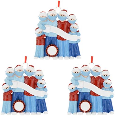 6 ft vijenac za kamin božićna obitelj Personalizirani 3PCS ukrasi preživjeli ukras odmor 2020 dekoracija visi