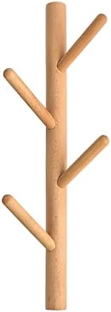 WFJDC ručno rađena grana prirodna vješala za drva zid ugrađena teška kuka za nokte