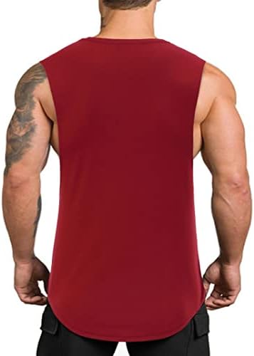 EliteSpirit 3 pakiranje muški mišićni spremnici vrhovi suho fit bez rukava bez rukava košulje majice za bodybuilding majica