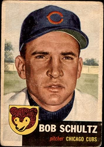 1953. Topps 144 Bob Schultz Chicago Cubs Dobri Cubs