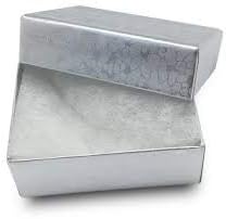RJ Displays-25 pakiranje pamučne kutije za srebrne folije za nakit, prsten, šarm, privjesak, poklon pakiranje kutije 2 1/8