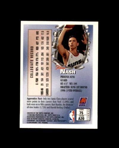 Steve Nash Rookie Card 1996-97 Finest 75 - košarkaške ploče rookie kartice