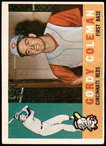 1960. Topps 257 Gordy Coleman Cincinnati Reds Dean's Cards 2 - Dobre Reds