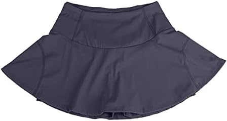 Skorts suknje za žene s visokim strukom naborane kratke hlače 2 u 1 golf suknjama za vježbanje s kratkim hlačama s kratkim