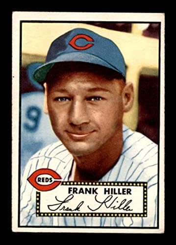 156 Frank Hiller - 1952. Topps Baseball kartice Ocjenjivali VGEX - bejzbol ploča s autogramiranim vintage karticama