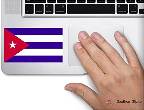 ExpressDecor Country Flag Cuba 4x2.5 inča Smiješne naljepnice za građevinsku tvrdu Hat Pro Union Radni muškarci Radni muškarci
