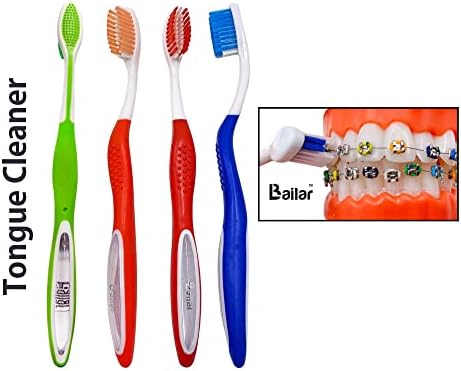 Četkica za zube za aparatić za zube / ortodontska četkica za zube s mekim čekinjama za čišćenje orto aparatića / prijenosne