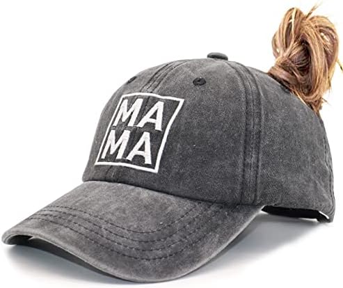 Manmesh hatt mama život rejtail bejzbol kapica neuredna buka vintage oprana nevolje Twill običan šešir za žene