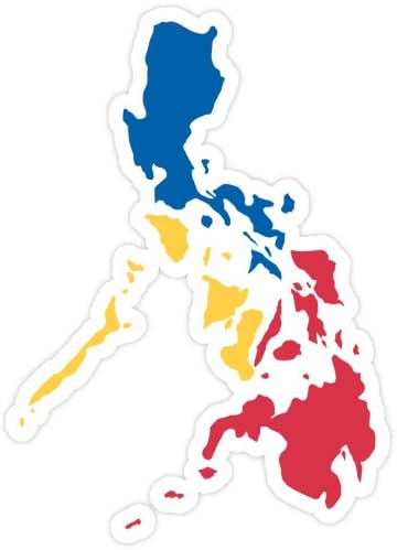 Filipini naljepnica naljepnice za zastavu 4 x 5