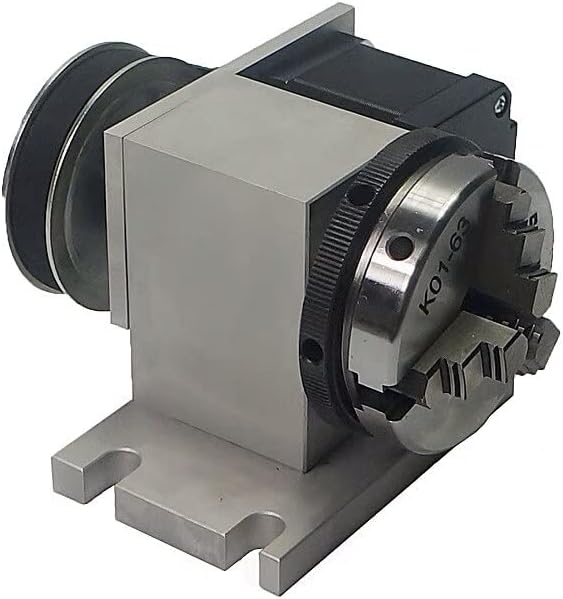 Dijelovi alata za alatni stroj Stroj za graviranje četvrta os os rotacije osovine CNC glava za indeksiranje s tri čeljusti